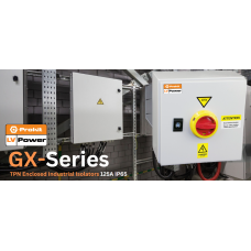 GX Series 3-Phase TPN Enclosed Industrial Isolator 125a IP65